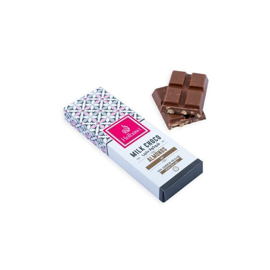 Al Helbawi Milk Chocolate Almonds Bar