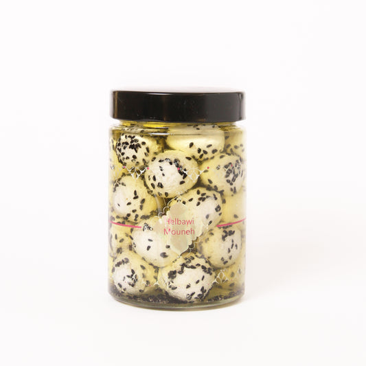 Labneh with black seed