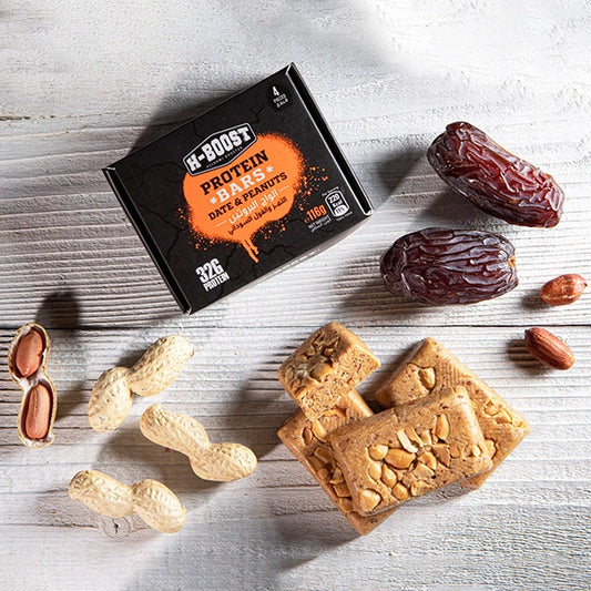 HBoost Date & Peanut Protein Bars