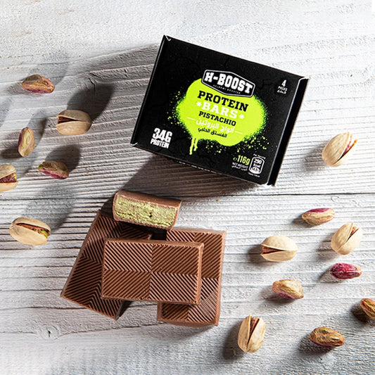 HBoost Pistachio Protein Bars