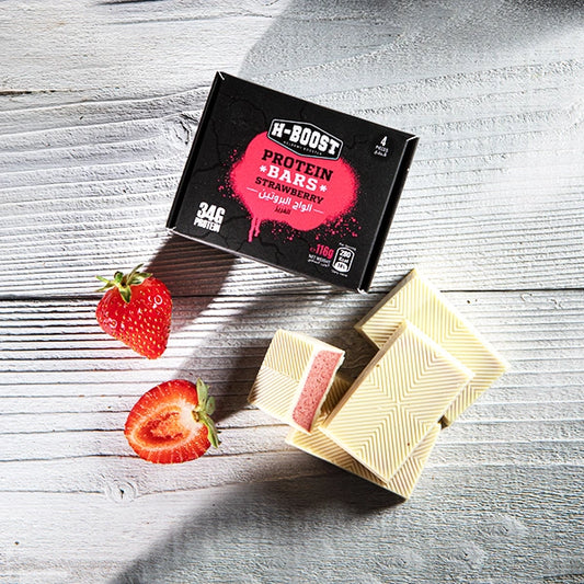 HBoost Strawberry Protein Bars