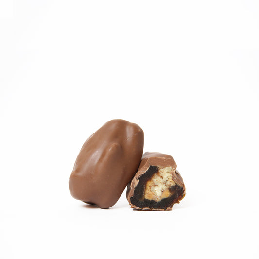 Peanut butter and pecan dipped in milk chocolate(sugar free)